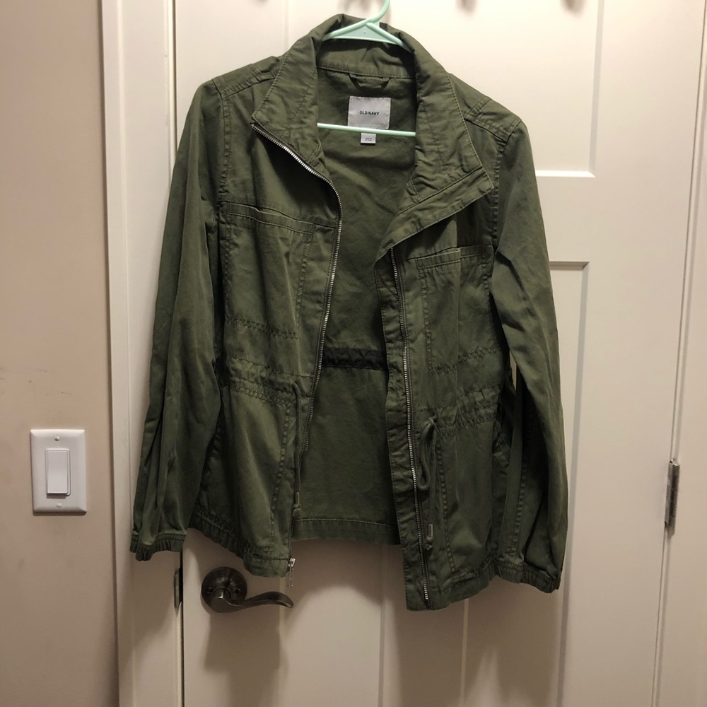 Army green jacket
